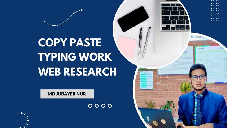 Copy Paste Typing Work Web Research