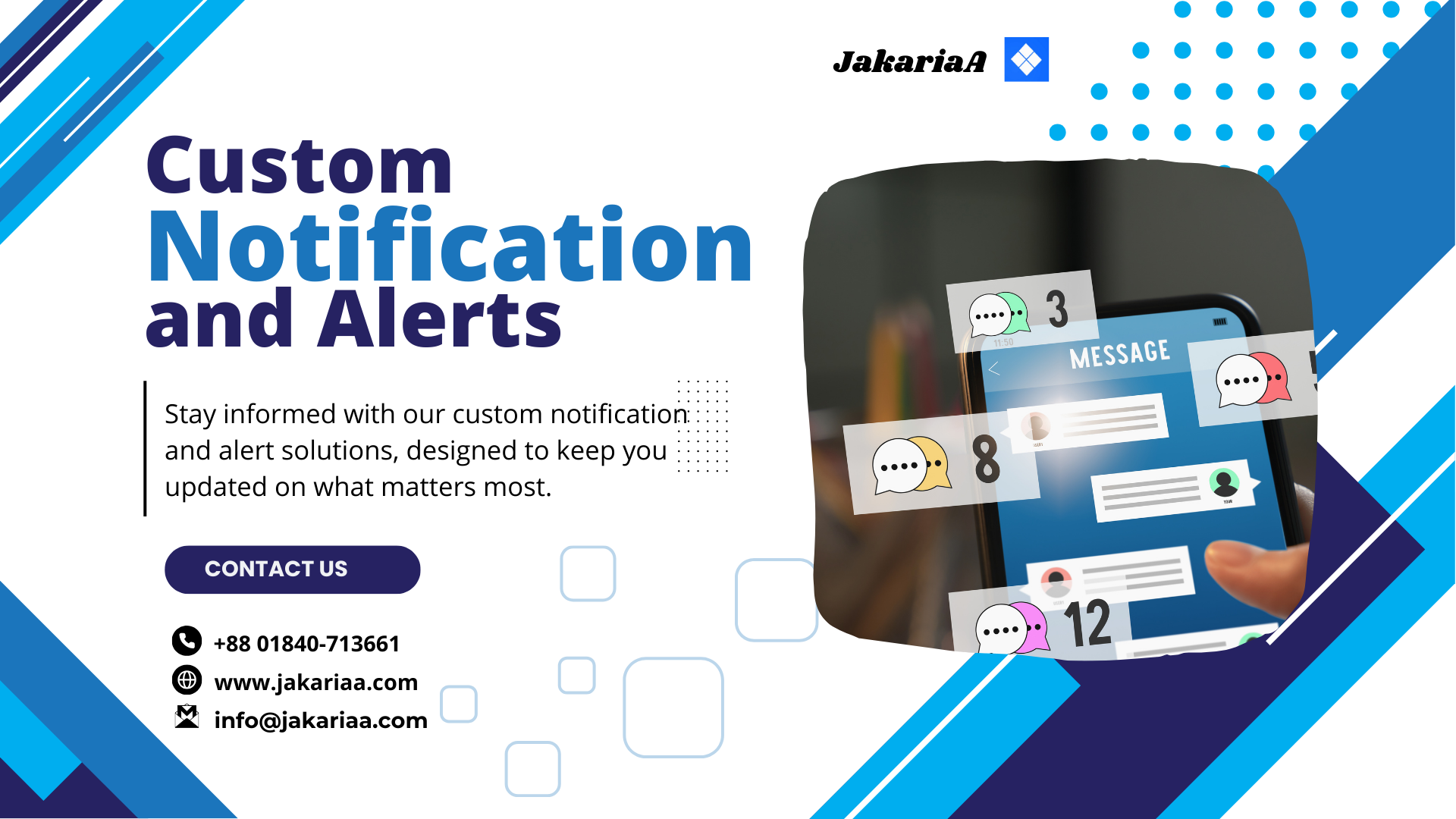 Custom Notification and Alerts